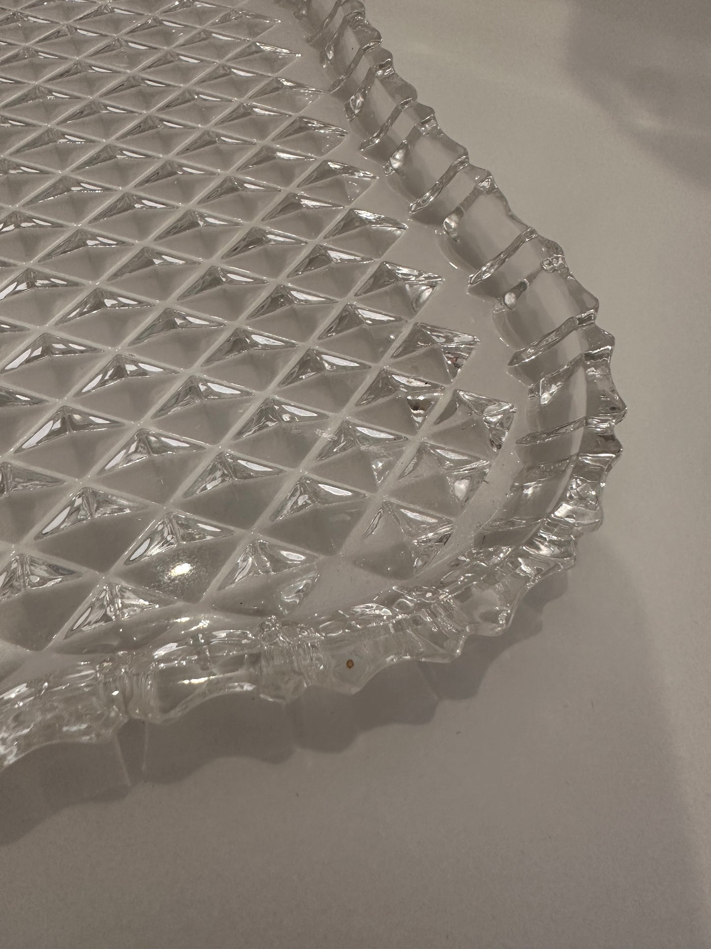 Vintage Crystal Tray