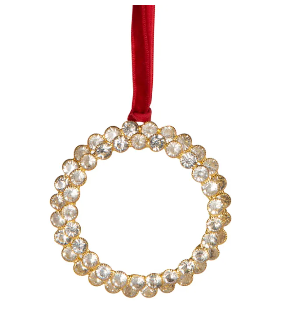 Crystal Wreath Ornament