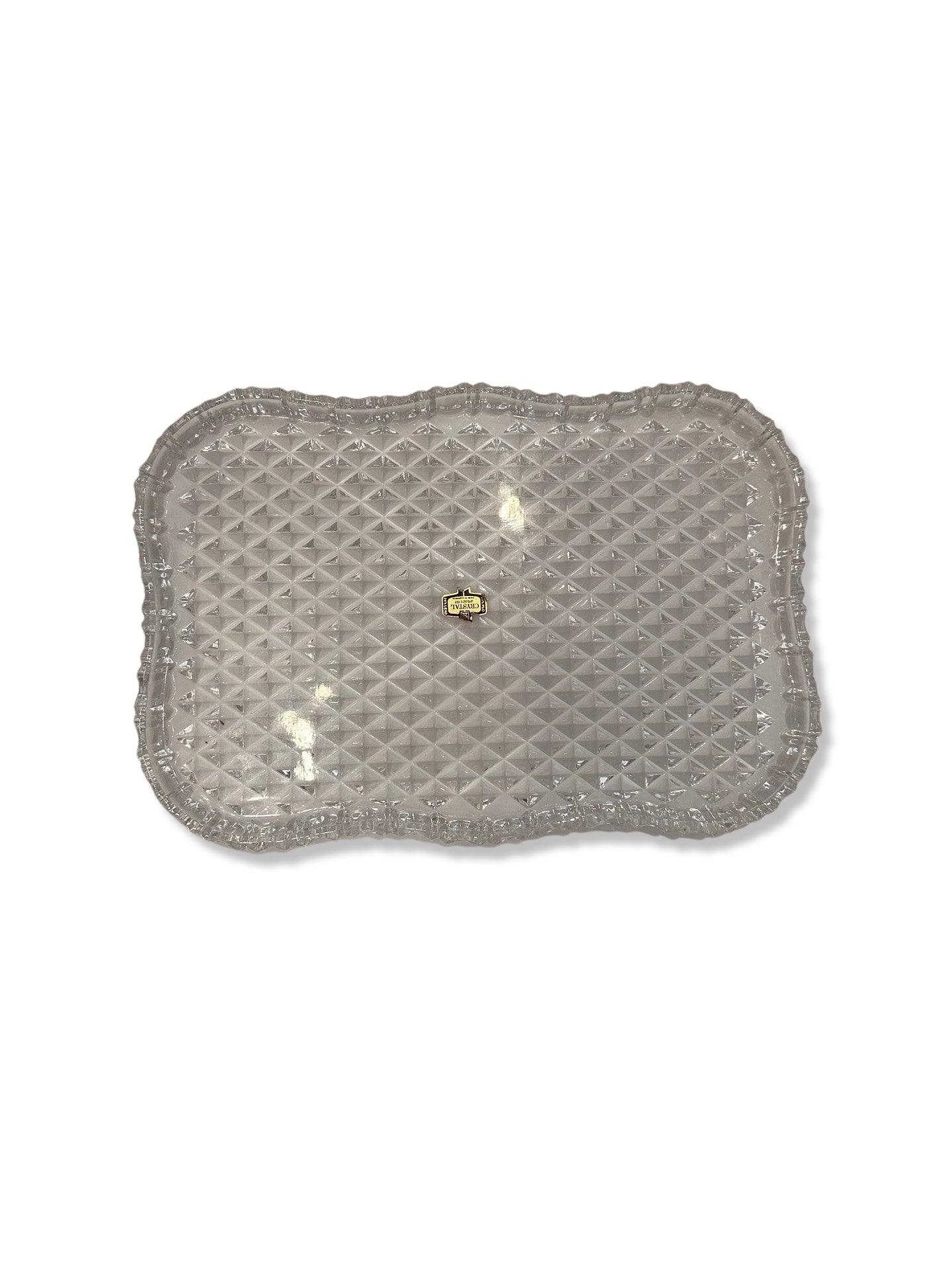 Vintage Crystal Tray