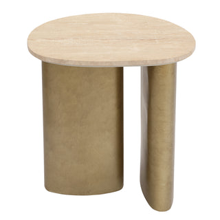 Audrey Large Side Table - Travertine product image 1