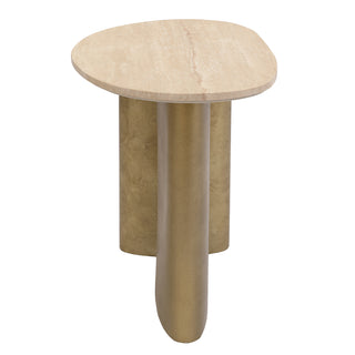 Audrey Large Side Table - Travertine product image 3