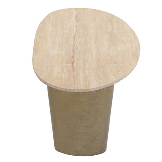 Audrey Large Side Table - Travertine product image 5