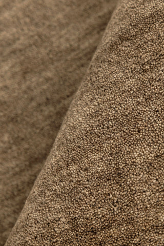 Mineral Brown Wool Rug — view 3