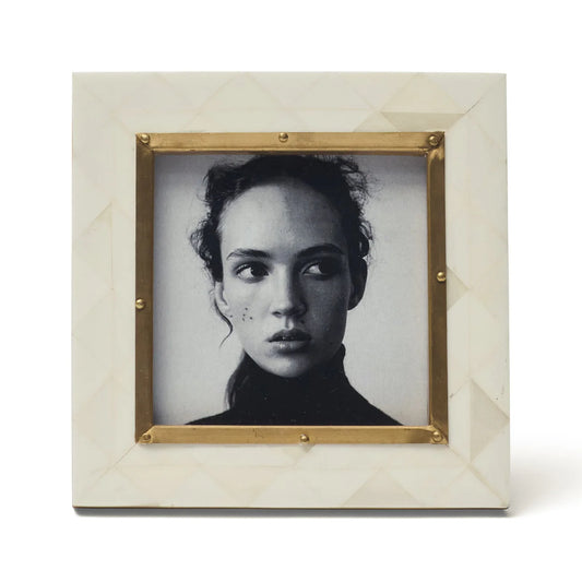 Natural Bone Frame With Brass Detail