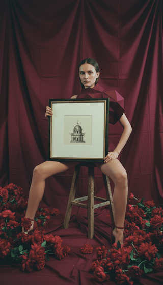 Beaded Gallery Frame 8X8