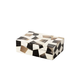 Geo Resin and Bone Inlay Box