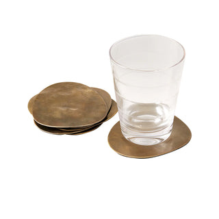 Brass Coaster Set