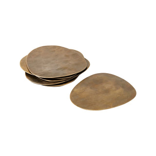 Brass Coaster Set