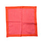 Pink with Orange Border Napkins Set of 4