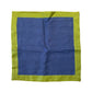 Blue with Green Border Napkins Set of 4