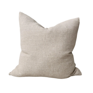 Mediterranean Linen Cotton Cushion Oatmeal 55cm