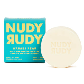 Nudy Rudy Wasabi Pear Bar Soap