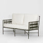 Iron Outdoor Lounge Black