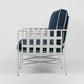 Iron Outdoor Armchair White