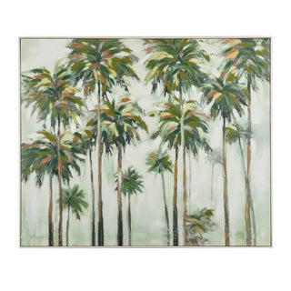 Framed Palms Oil Painting