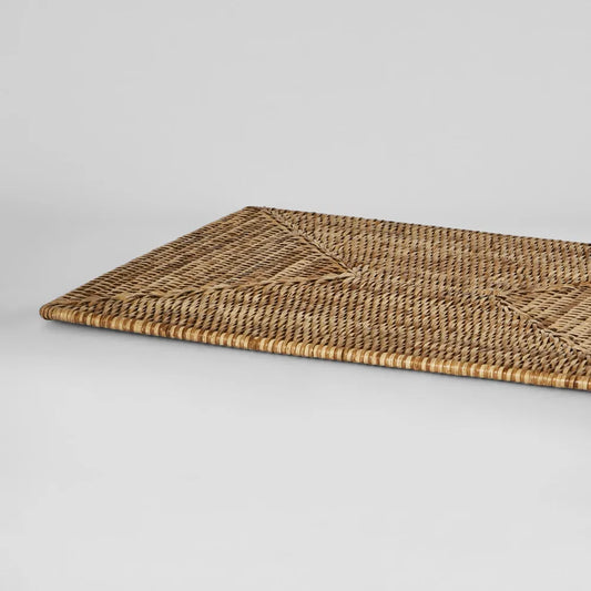 Rattan Rectangle Placemat Natural