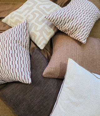 Riley Cushion — Muse Chocolate — view 3