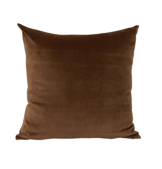 Velvet Cushion Brown