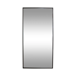 Floor Mirror with Antiqued Iron Frame
