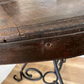 Vintage Round Wrought Iron Dining/Entrance Table