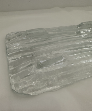 Vintage Ripple Glass Tray