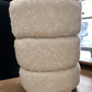 Ribbed Boucle Footstool