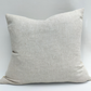 Velvet & French Linen Two Sided Cushion - Charamel