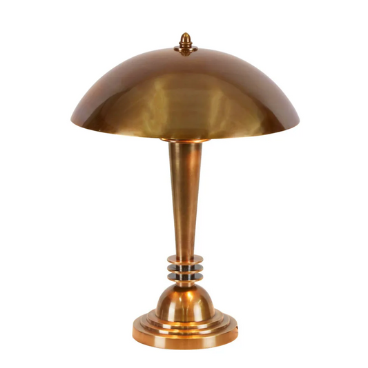 Bankers Table Lamp Antique Brass