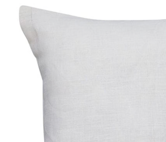 White Linen Cushion