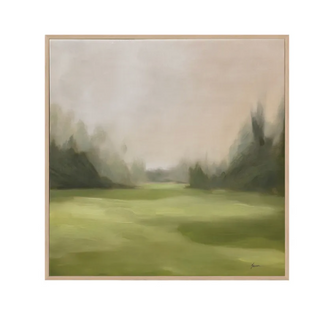 Green Meadows Canvas Painting