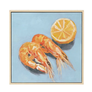 Shrimp Oil Painting