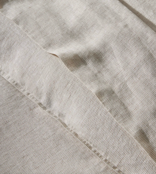 Sova Quilt Cover - Natural Pinstripe — view 2