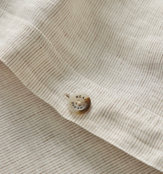 Sova Quilt Cover - Natural Pinstripe — view 3