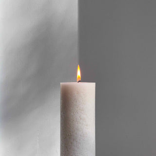 Textured Cold Pour Candle - Sandstone - M (7x14 cm)