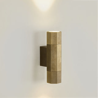Beacon Up and Down Outdoor Wall Light Antique Brass — additional view 1