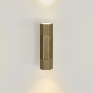 Beacon Up and Down Outdoor Wall Light Antique Brass — additional view 3