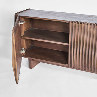 Bow Teak Buffet Dark Walnut – view 5