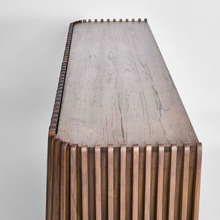 Bow Teak Buffet Dark Walnut – view 7