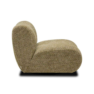 Casen swivel chair in olive sand upholstery – view 6