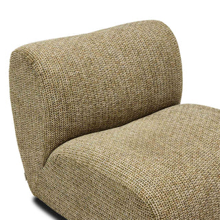 Casen swivel chair in olive sand upholstery – view 7
