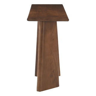 Cassidy acacia console table in walnut finish – view 3