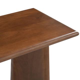 Cassidy acacia console table in walnut finish – view 5