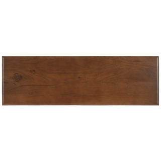 Cassidy acacia console table in walnut finish – view 6