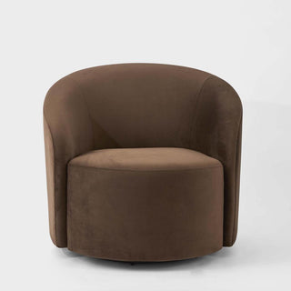Sierra Chocolate Swivel Armchair – view 2