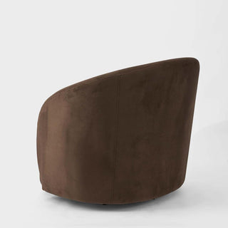 Sierra Chocolate Swivel Armchair – view 5