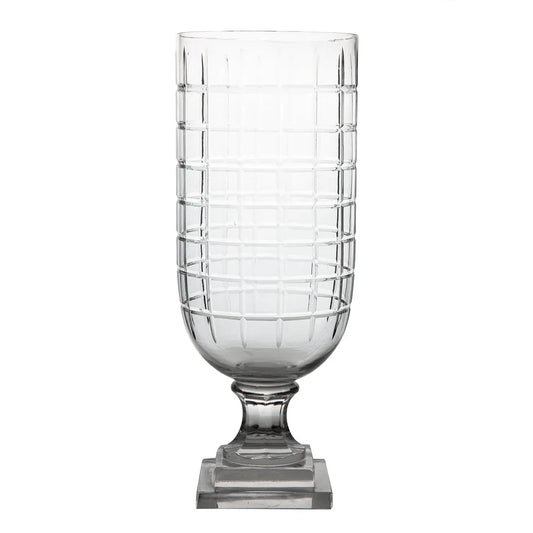 Cut Glass Hurricane/Vase