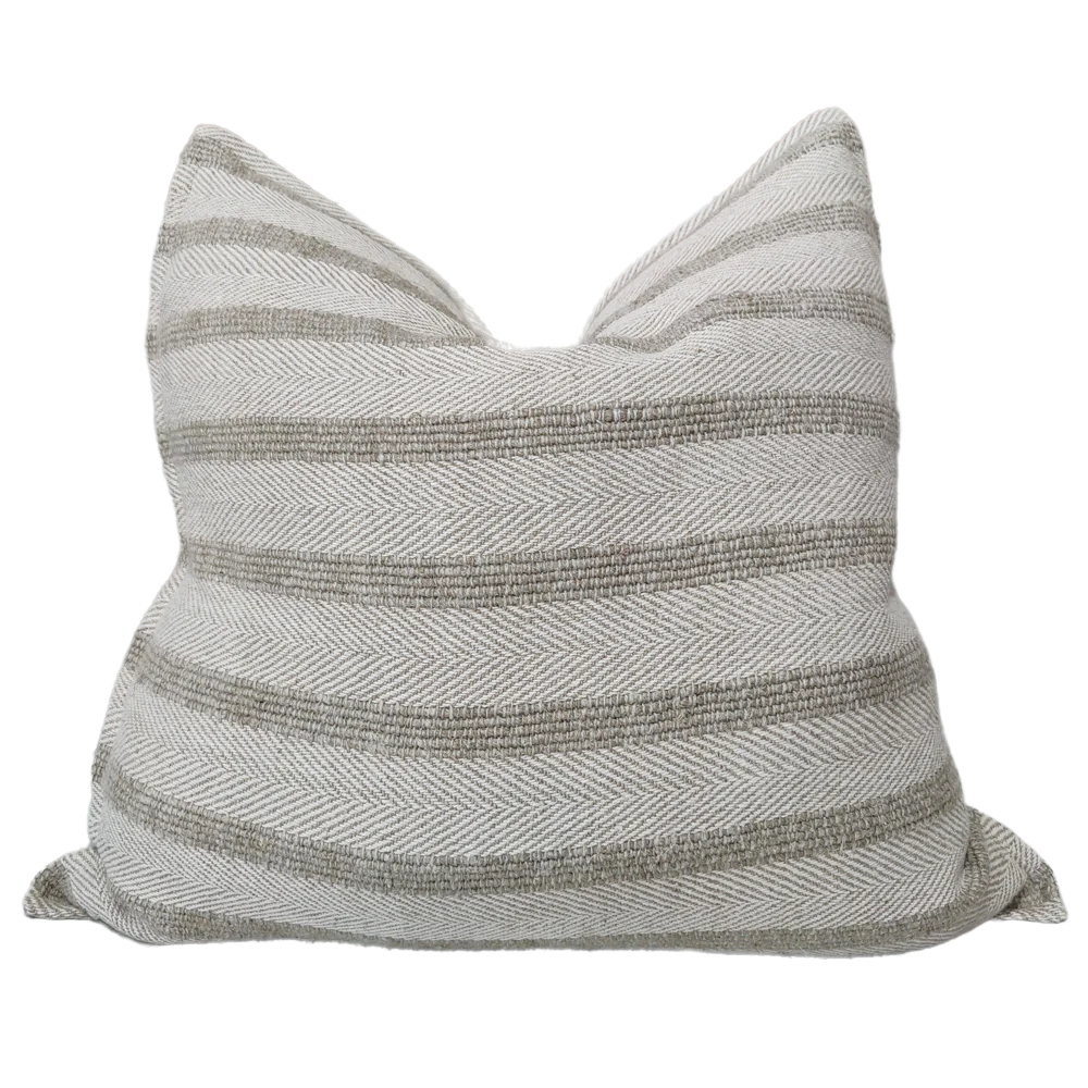 Striped Herringbone Cushion