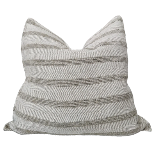 Striped Herringbone Cushion