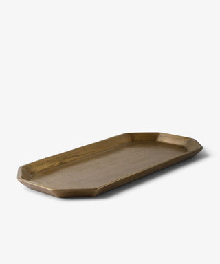 Hex Gold Decorative Tray – additional view 1