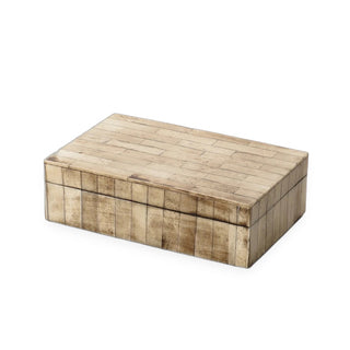 Inlaid Stain Bone Box - handmade natural bone decorative box